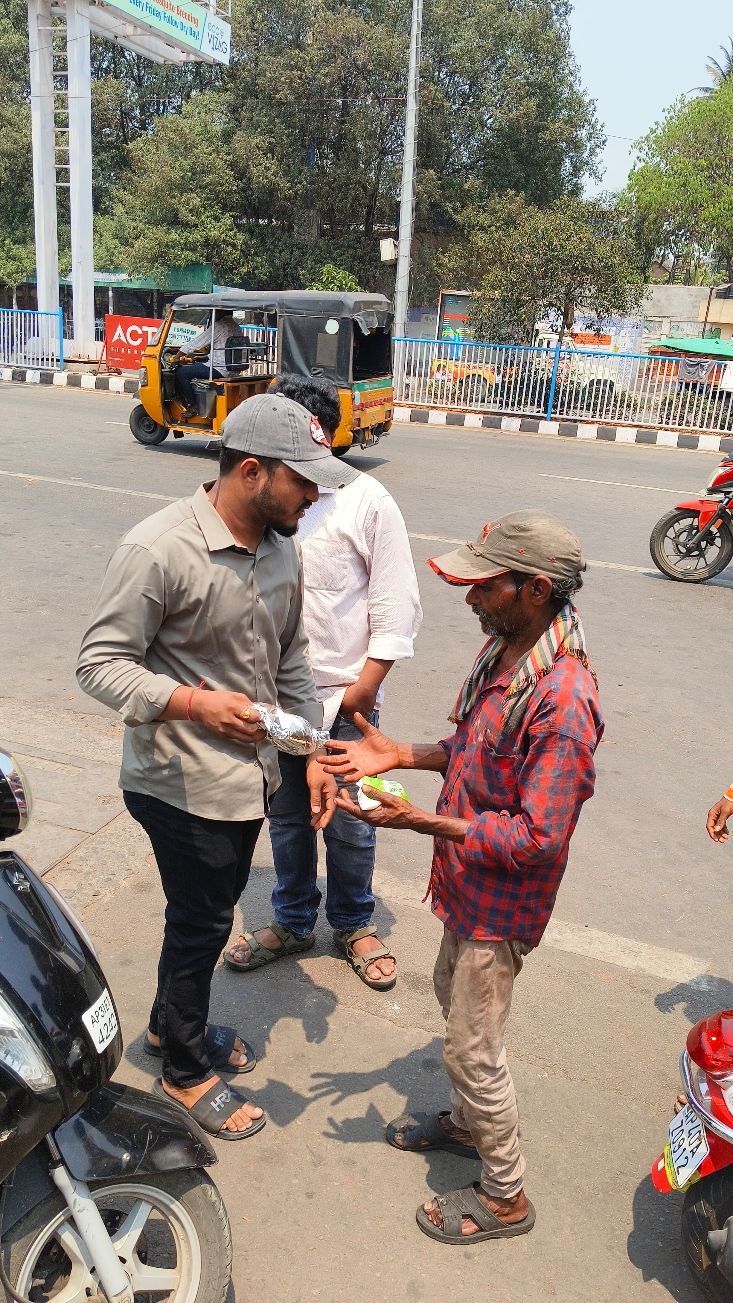 Charity event in GAJUWAKA