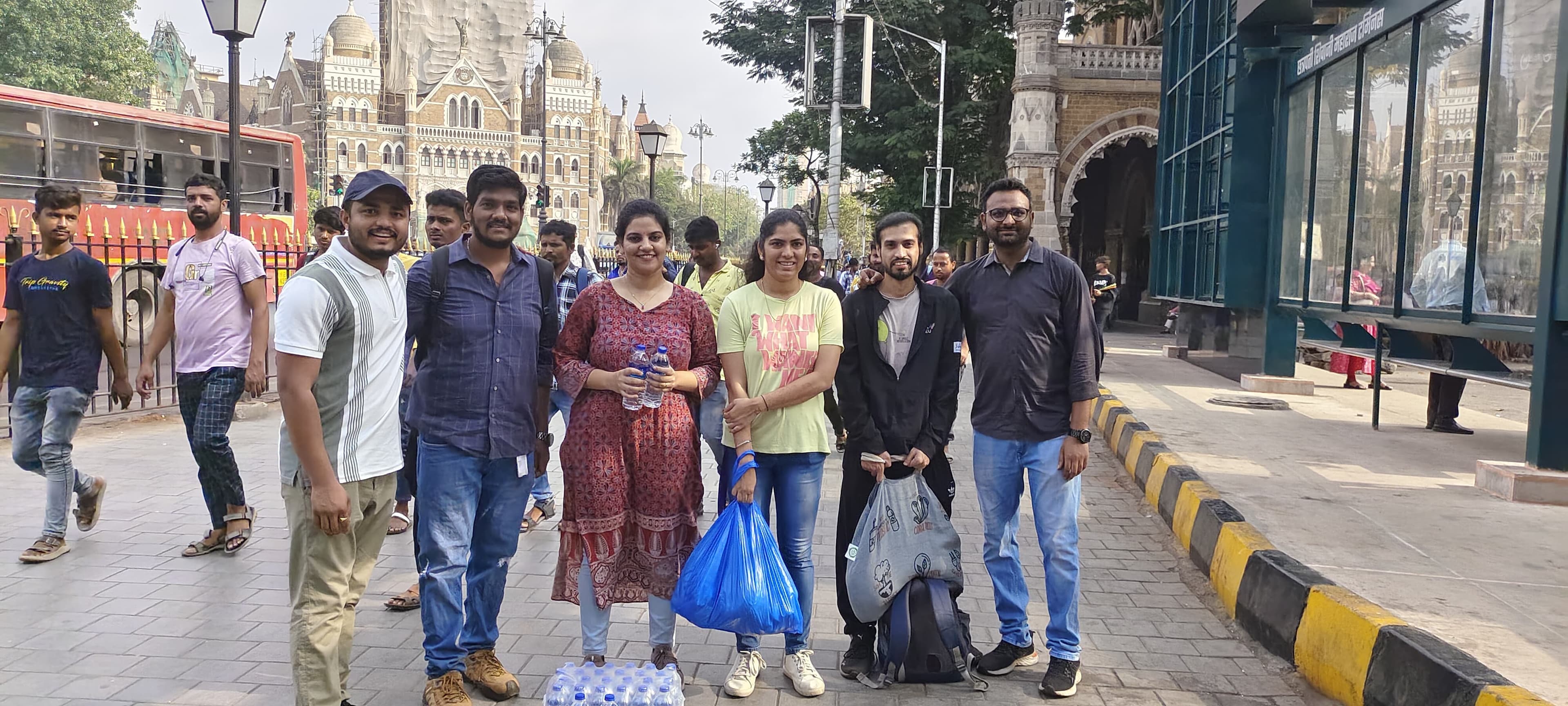 Charity event in Chhatrapati Shivaji Maharaj Terminus, Mumbai